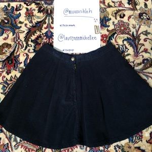 corduroy AMERICAN APPAREL circle skirt